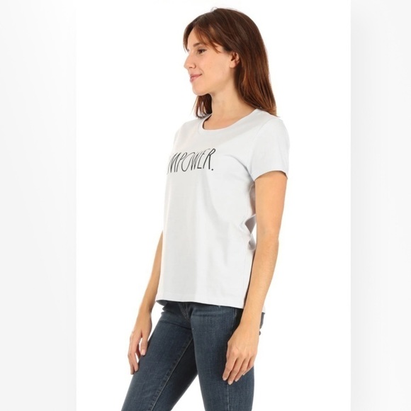 $5 ADD ON with $15+ Bundle RAE DUNN Women's "EMPOWER" Icon T-Shirt Sz XL EUC - Picture 3 of 10